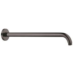 Brass Shower Arm in Hard Graphite