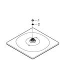 Single Function Showerhead in Brushed Nickel 