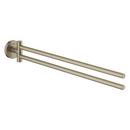 GROHE Brushed Nickel 17-29/50 in. Towel Bar 