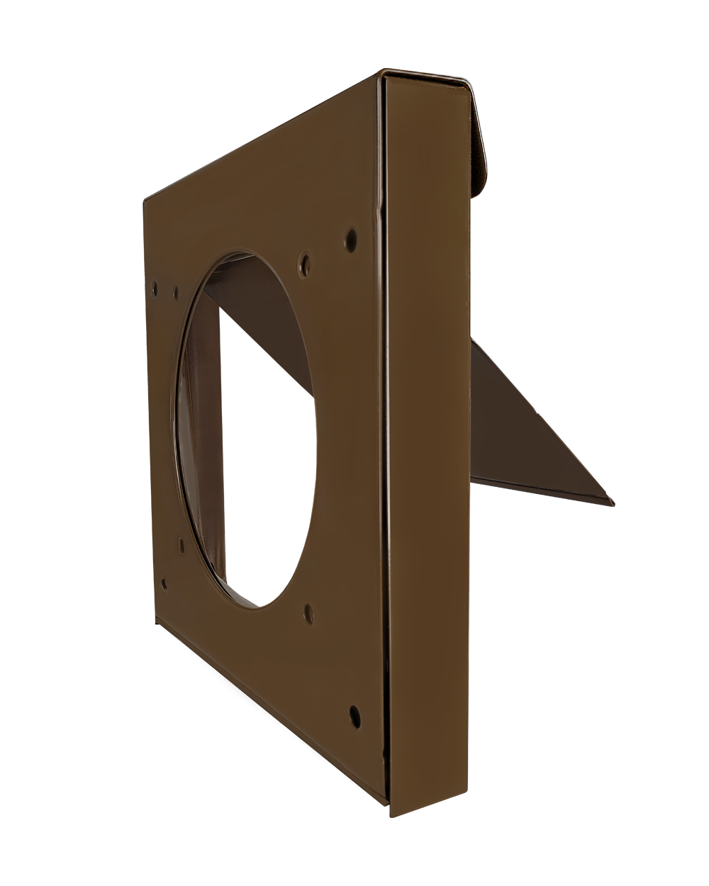 InOvate&reg; Brown 6-1/2 in. Flush Mount Galvalume, Metal and Steel Dryer Vent 