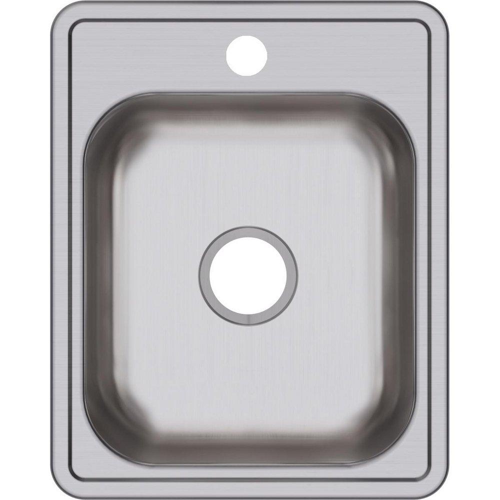 Dayton Satin 17 x 21-1/4 in. Drop-in Stainless Steel Bar Sink 