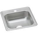 Dayton Satin 17 x 21-1/4 in. Drop-in Stainless Steel Bar Sink 