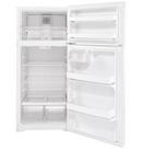 GE® White 28 in. 12.6 cu. ft. Top Mount Freezer Refrigerator 