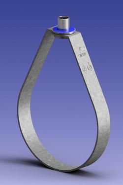 3 in. Zinc Plated Carbon Steel Heavy Duty Swivel Ring Hanger