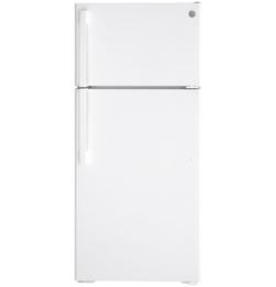 28 in. 16.6 cu. ft. Top Mount Freeze Refrigerator in White