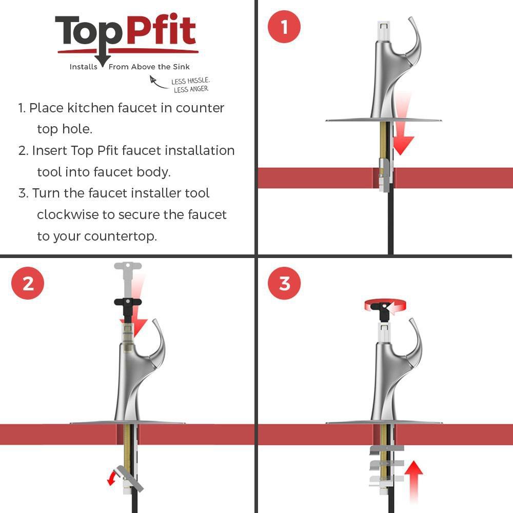 Pfister Spot Defense Stainless Steel Pull Down Single Handle Kitchen Faucet 