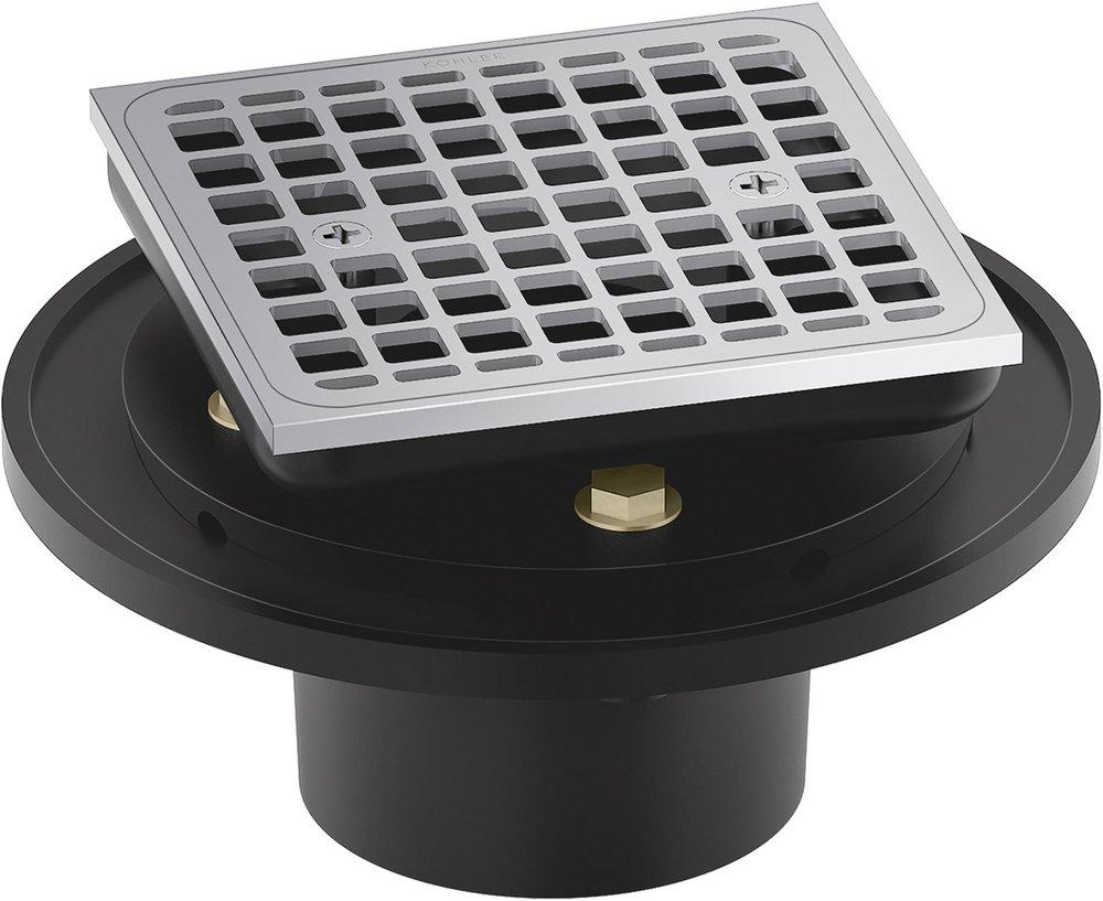 SQ BRS TILE IN SHWR DRN 