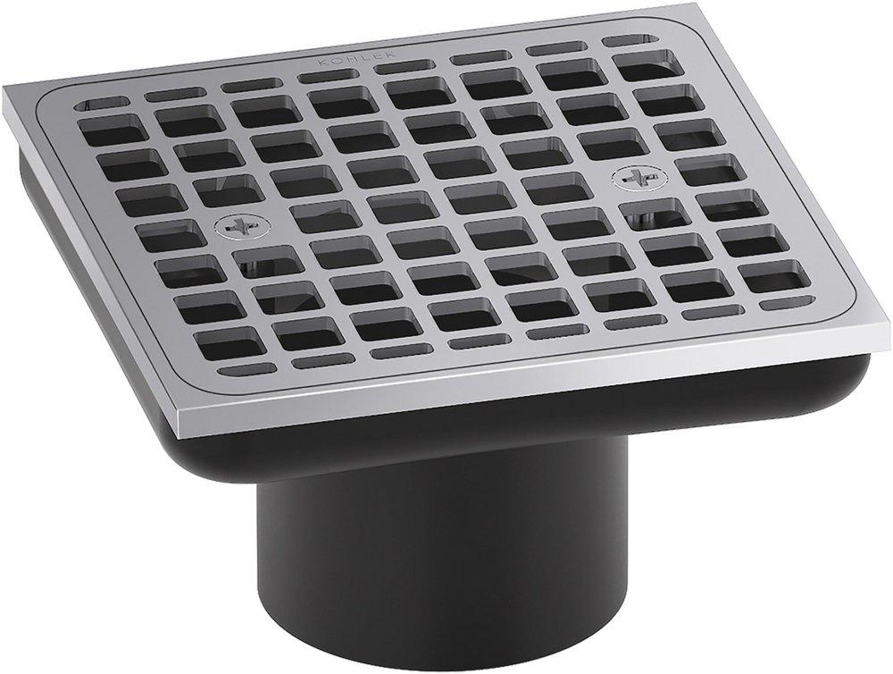 SQ BRS TILE IN SHWR DRN TRIM ONLY 