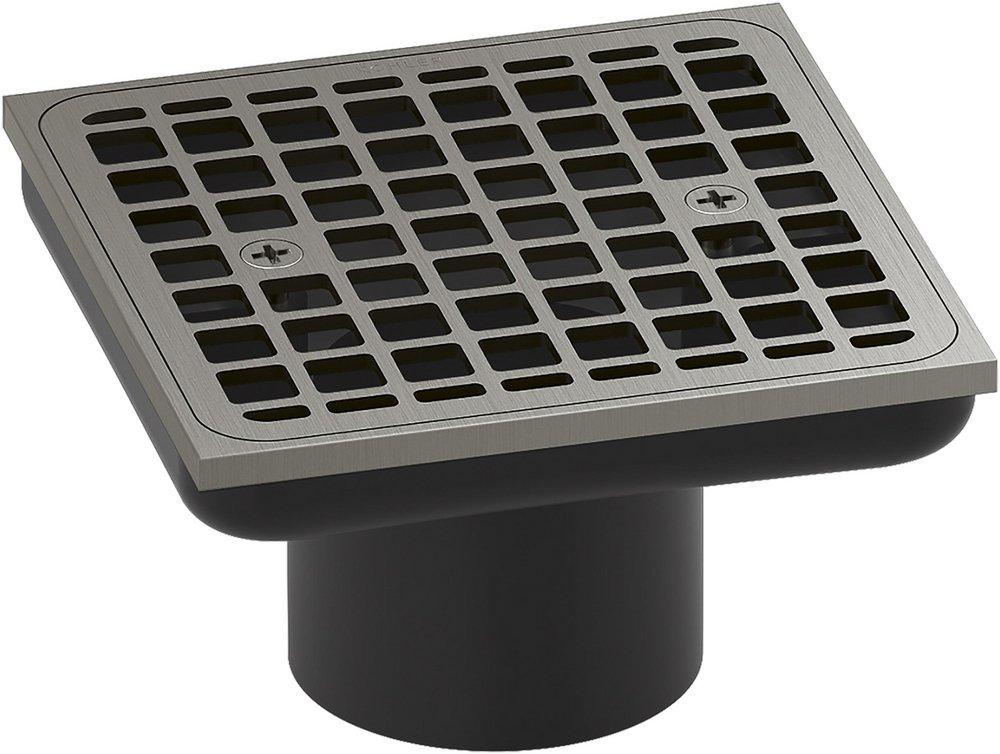 SQ BRS TILE IN SHWR DRN TRIM ONLY 