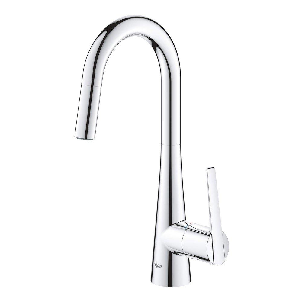 GROHE StarLight Chrome Single Handle Lever Bar Faucet 