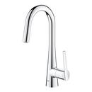 GROHE StarLight&reg; Chrome Single Handle Lever Bar Faucet 