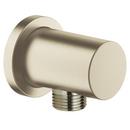 GROHE StarLight&reg; Brushed Nickel 1/2 in. NPT and FIP Metal Union 