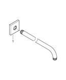 GROHE StarLight&reg; Chrome 16 x 1/2 in. NPT Metal Arm 
