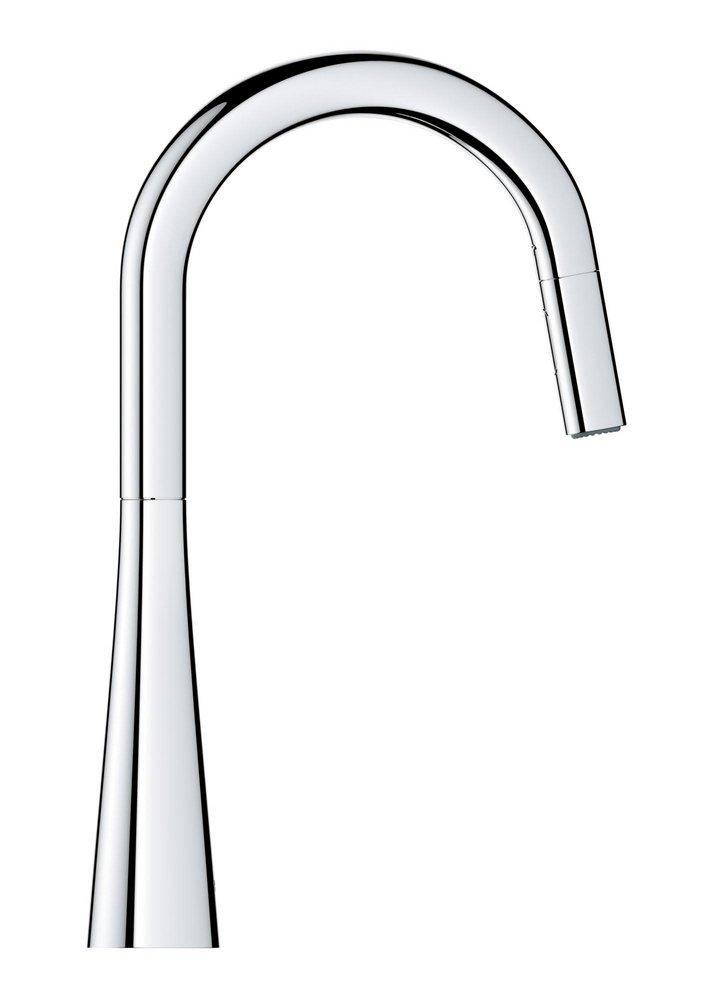 GROHE StarLight Chrome Pull Down Kitchen Faucet 