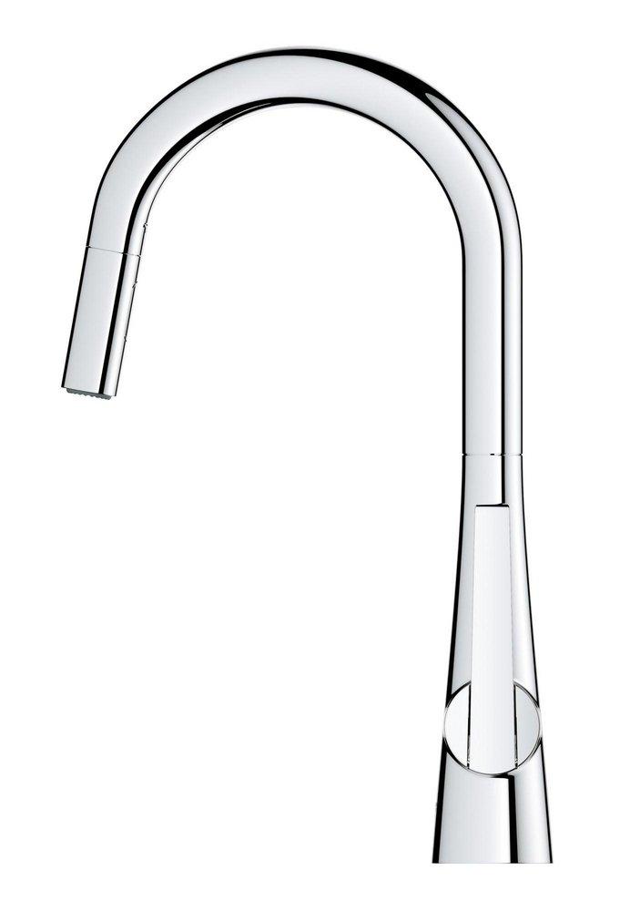 GROHE StarLight Chrome Pull Down Kitchen Faucet 