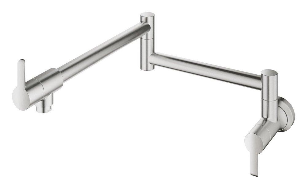 GROHE SuperSteel Infinity Two Handle Lever Pot Filler 