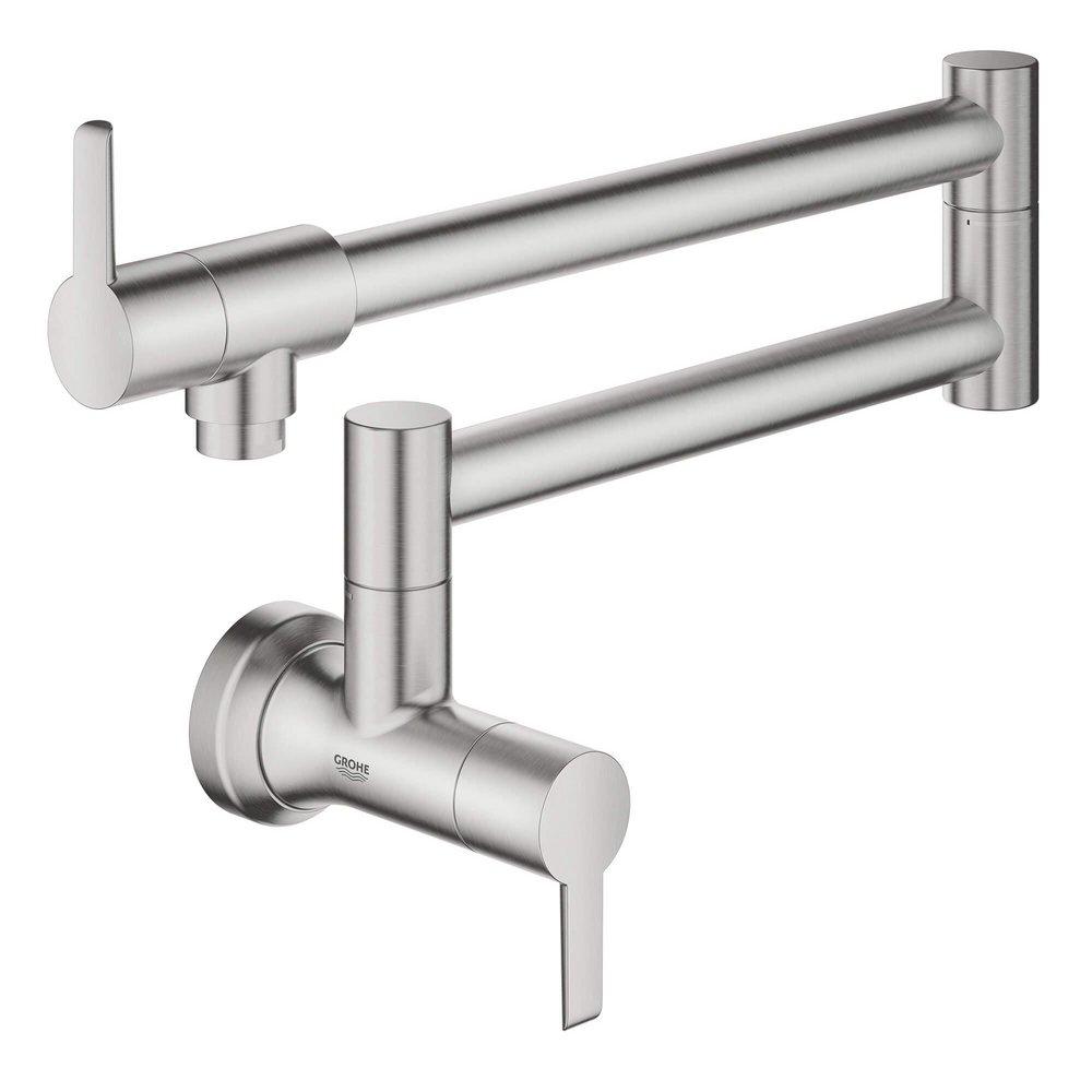 GROHE SuperSteel Infinity Two Handle Lever Pot Filler 