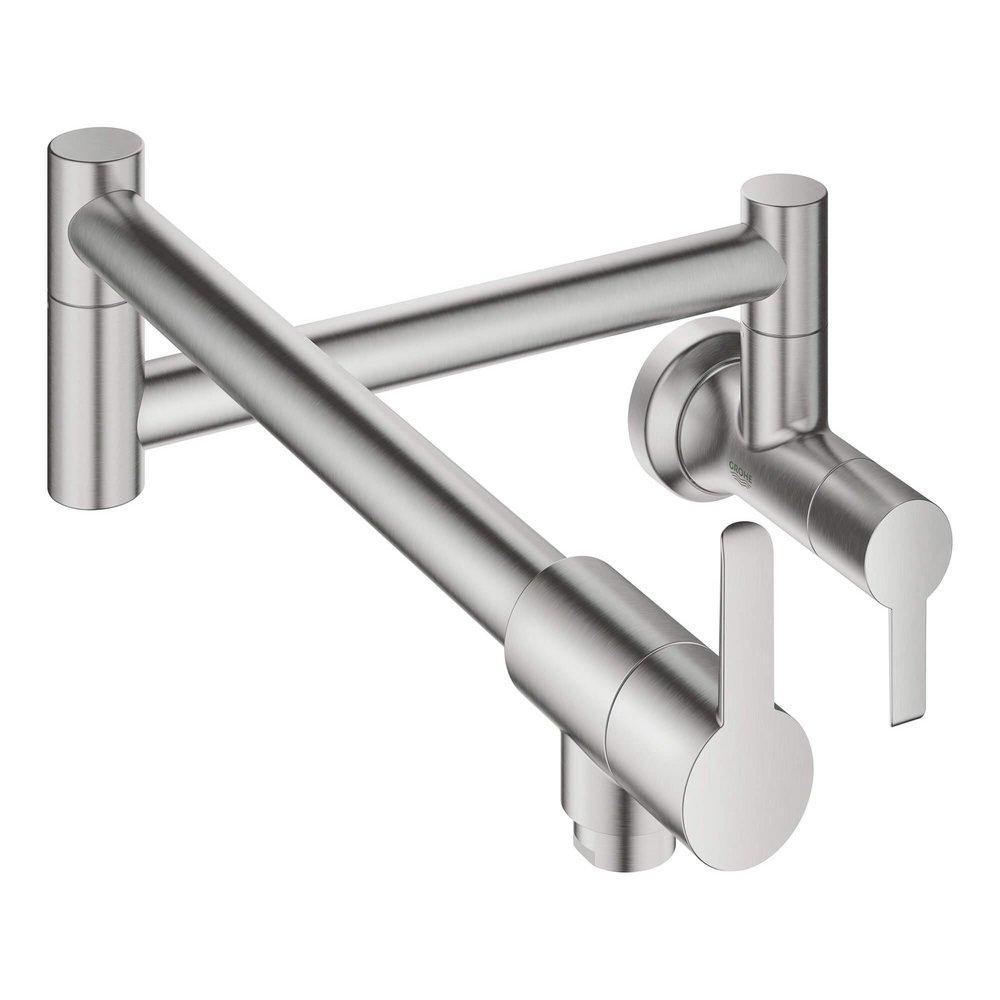 GROHE SuperSteel Infinity Two Handle Lever Pot Filler 