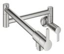 GROHE SuperSteel Infinity&trade; Two Handle Lever Pot Filler 
