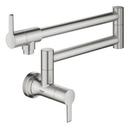 GROHE SuperSteel Infinity&trade; Two Handle Lever Pot Filler 