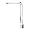 GROHE Chrome Single Handle Pull Down Kitchen Faucet 