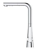 GROHE Chrome Single Handle Pull Down Kitchen Faucet 