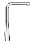 GROHE Chrome Single Handle Pull Down Kitchen Faucet 