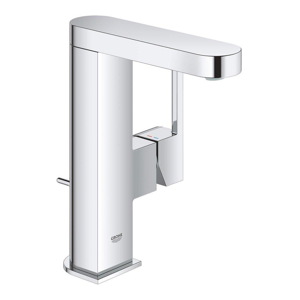 GROHE StarLight&reg; Chrome Single Handle Monoblock Bathroom Sink Faucet 