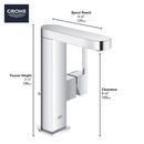GROHE StarLight Chrome Single Handle Monoblock Bathroom Sink Faucet 