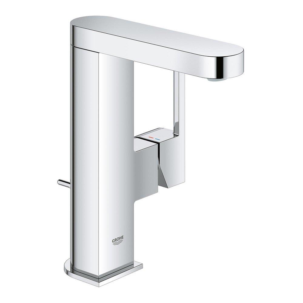 GROHE StarLight&reg; Chrome Single Handle Monoblock Bathroom Sink Faucet 