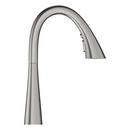 GROHE SuperSteel Infinity&trade; Single Handle Pull Out Kitchen Faucet 