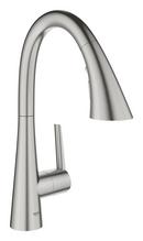 GROHE SuperSteel Infinity&trade; Single Handle Pull Out Kitchen Faucet 
