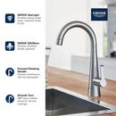 GROHE SuperSteel Infinity Single Handle Lever Handle Bar Faucet 