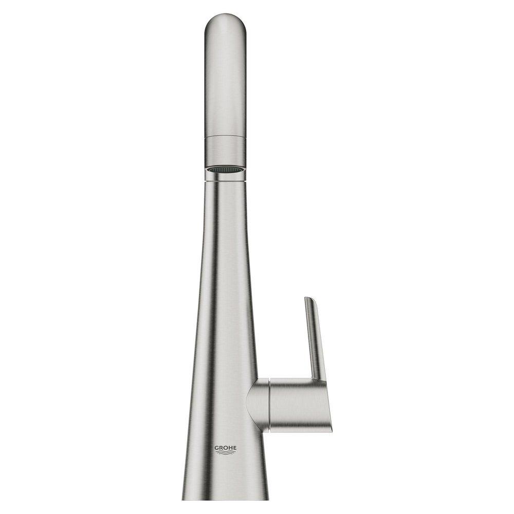 GROHE SuperSteel Infinity Single Handle Lever Handle Bar Faucet 