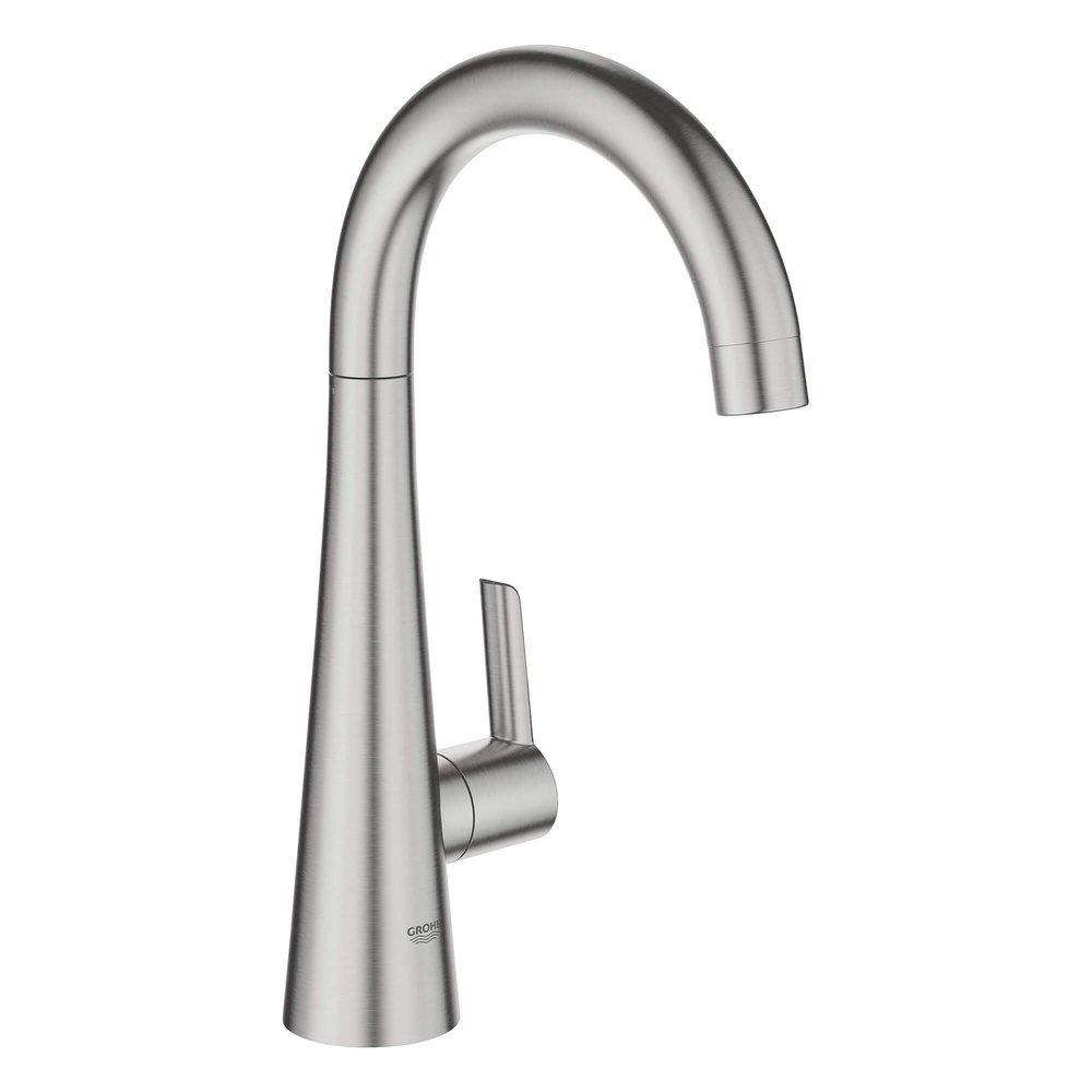 GROHE SuperSteel Infinity Single Handle Lever Handle Bar Faucet 