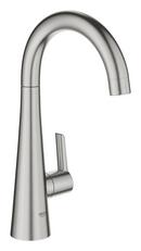 Single Handle Lever Handle Bar Faucet in SuperSteel InfinityFinish