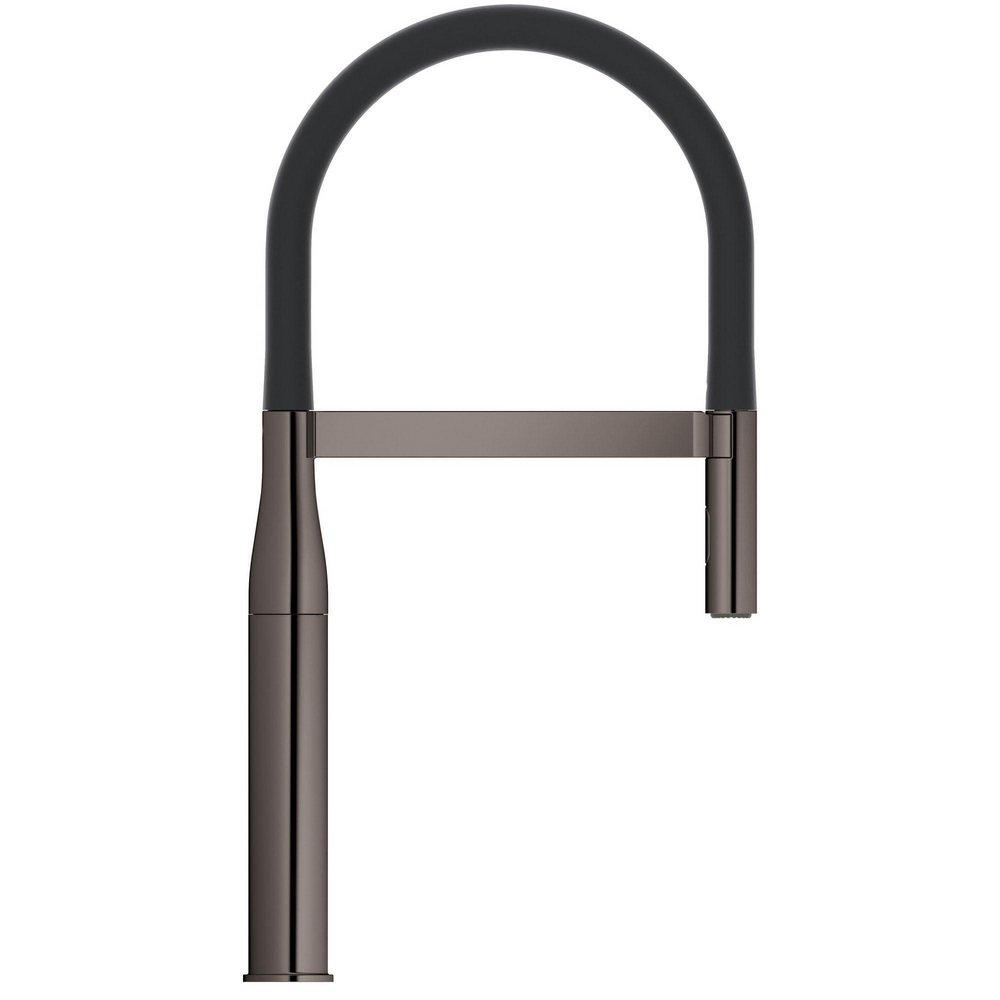 GROHE Hard Graphite Single Handle Pull Out Kitchen Faucet 