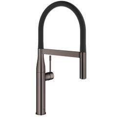 Single Handle Pull Out Kitchen Faucet in Hard Graphite