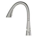 GROHE SuperSteel Infinity™ Monoblock Single Handle Pull Out Kitchen Faucet 