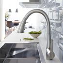GROHE SuperSteel Infinity™ Monoblock Single Handle Pull Out Kitchen Faucet 