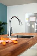GROHE Chrome Single Handle Pull Out Kitchen Faucet 