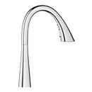 GROHE Chrome Single Handle Pull Out Kitchen Faucet 