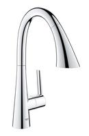 Single Handle Pull Down Bar Faucet in Chrome