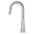 GROHE SuperSteel Infinity Single Handle Pull Out Kitchen Faucet 