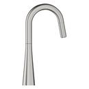 GROHE SuperSteel Infinity&trade; Single Handle Pull Out Kitchen Faucet 