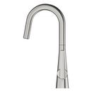 GROHE SuperSteel Infinity&trade; Single Handle Pull Out Kitchen Faucet 