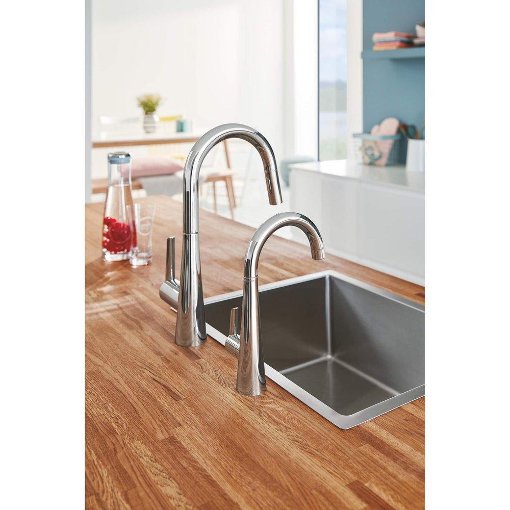 GROHE StarLight Chrome Single Handle Lever Handle Bar Faucet 