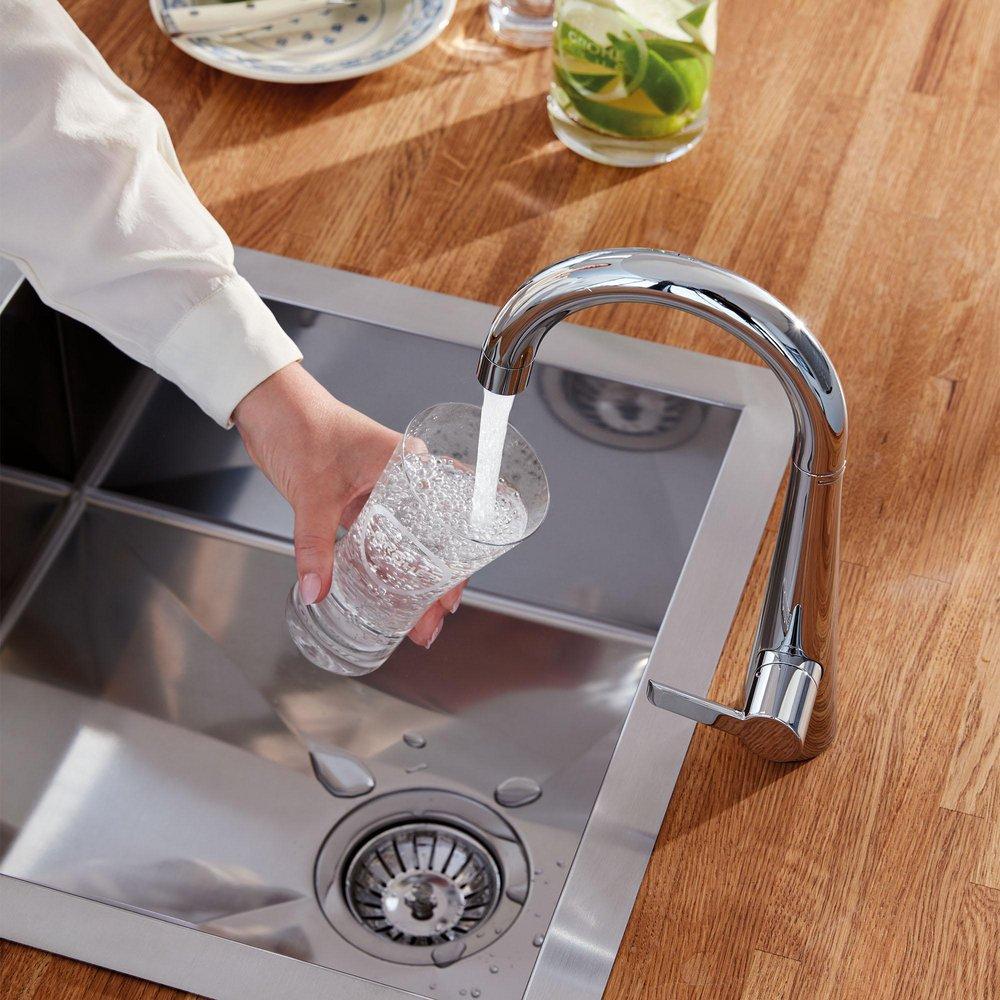 GROHE StarLight Chrome Single Handle Lever Handle Bar Faucet 