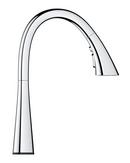 GROHE Chrome Single Handle Pull Down Kitchen Faucet 