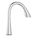 GROHE Chrome Single Handle Pull Down Kitchen Faucet 